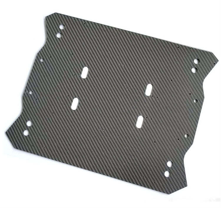 厂家直销 3K碳纤维板材CNC切割碳纤维板 来图 斜纹 平纹